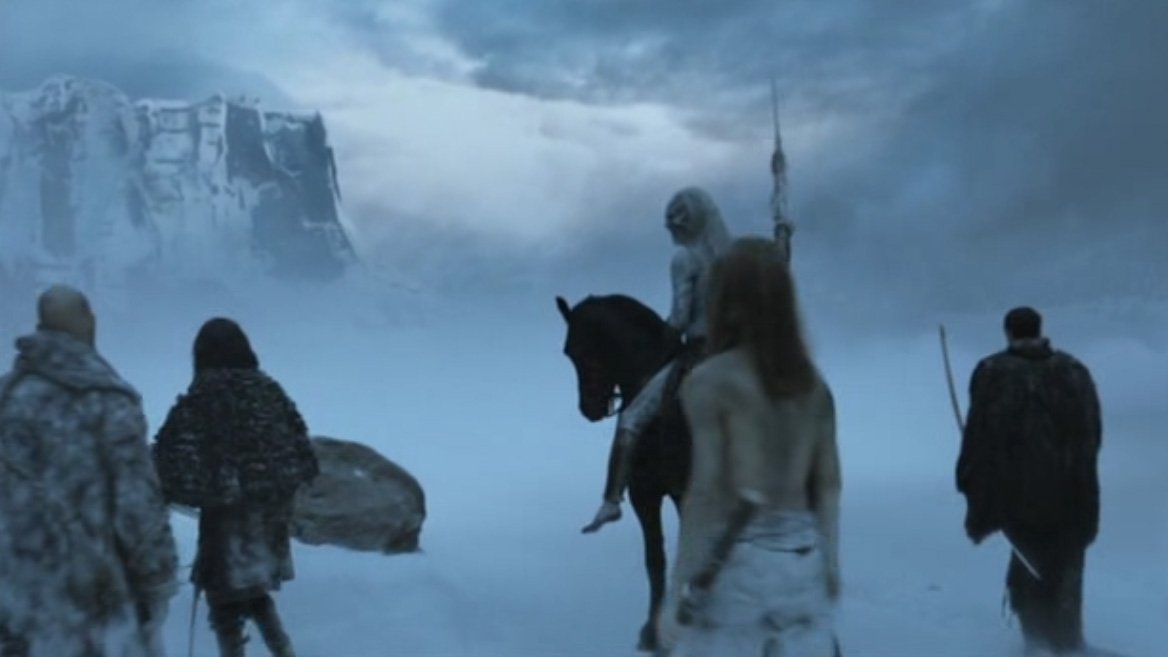 Rock infront of white walker